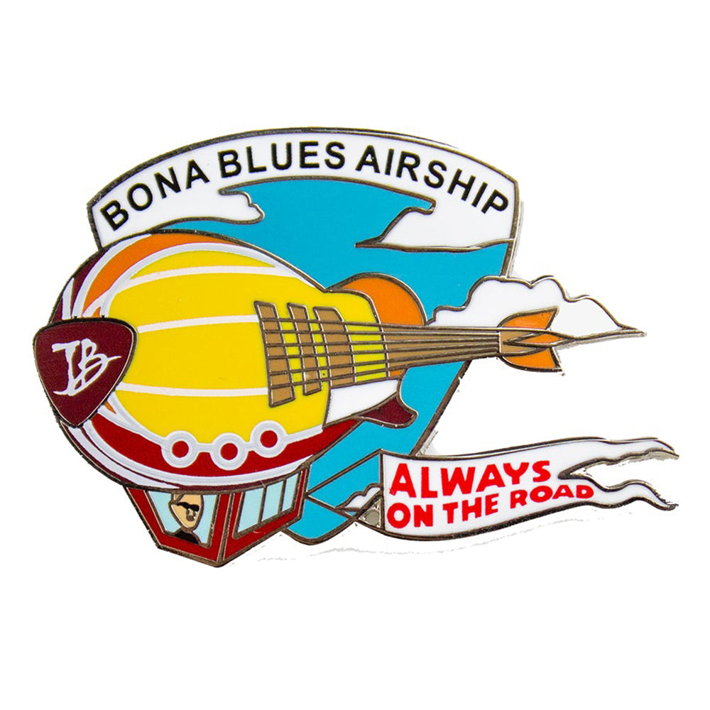 Bona Blues Airship Pin