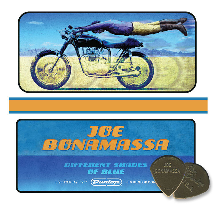 Different Shades of Blue Collectible Pick Tin Case + Picks