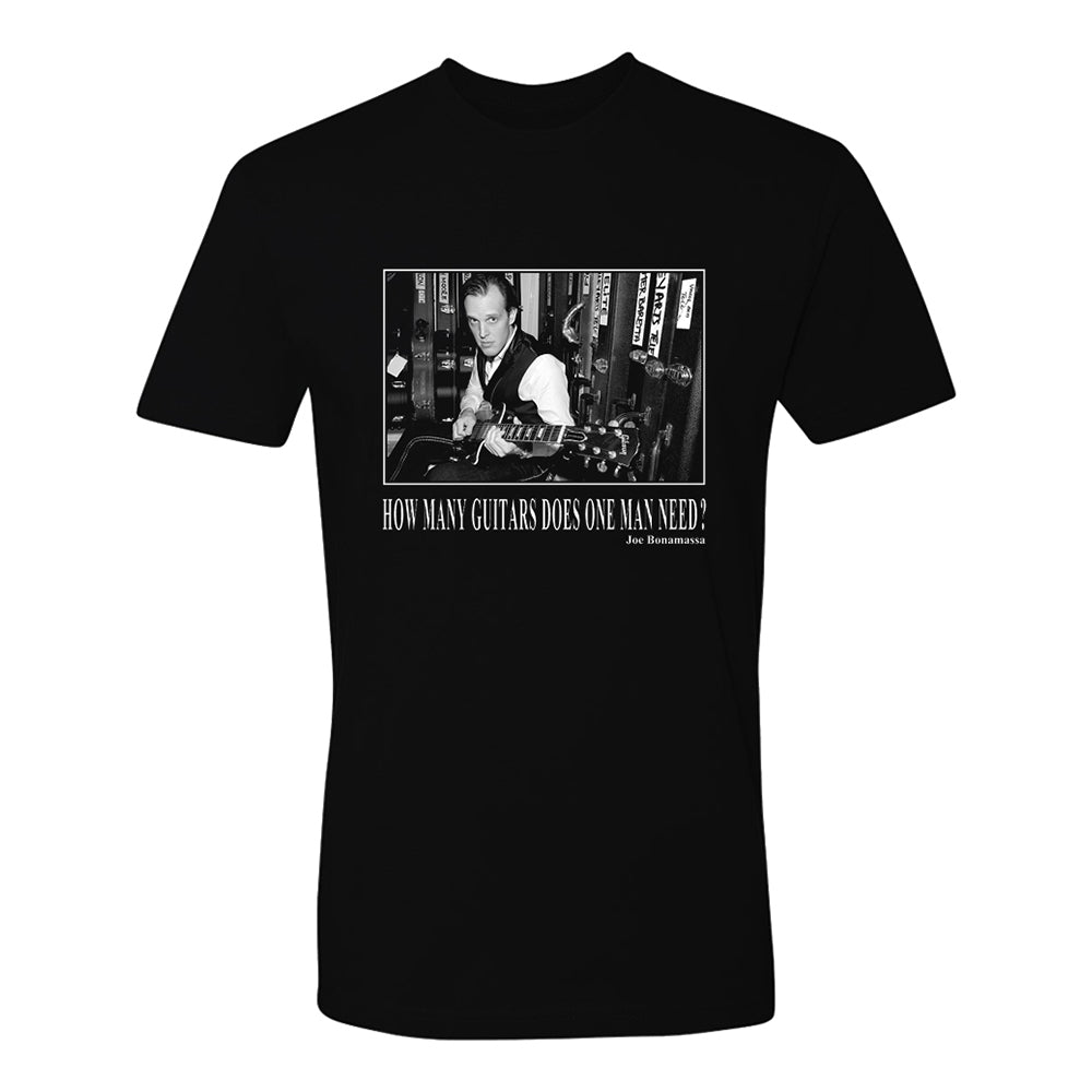 How Many Guitars Does One Man Need T-Shirt (Unisex)