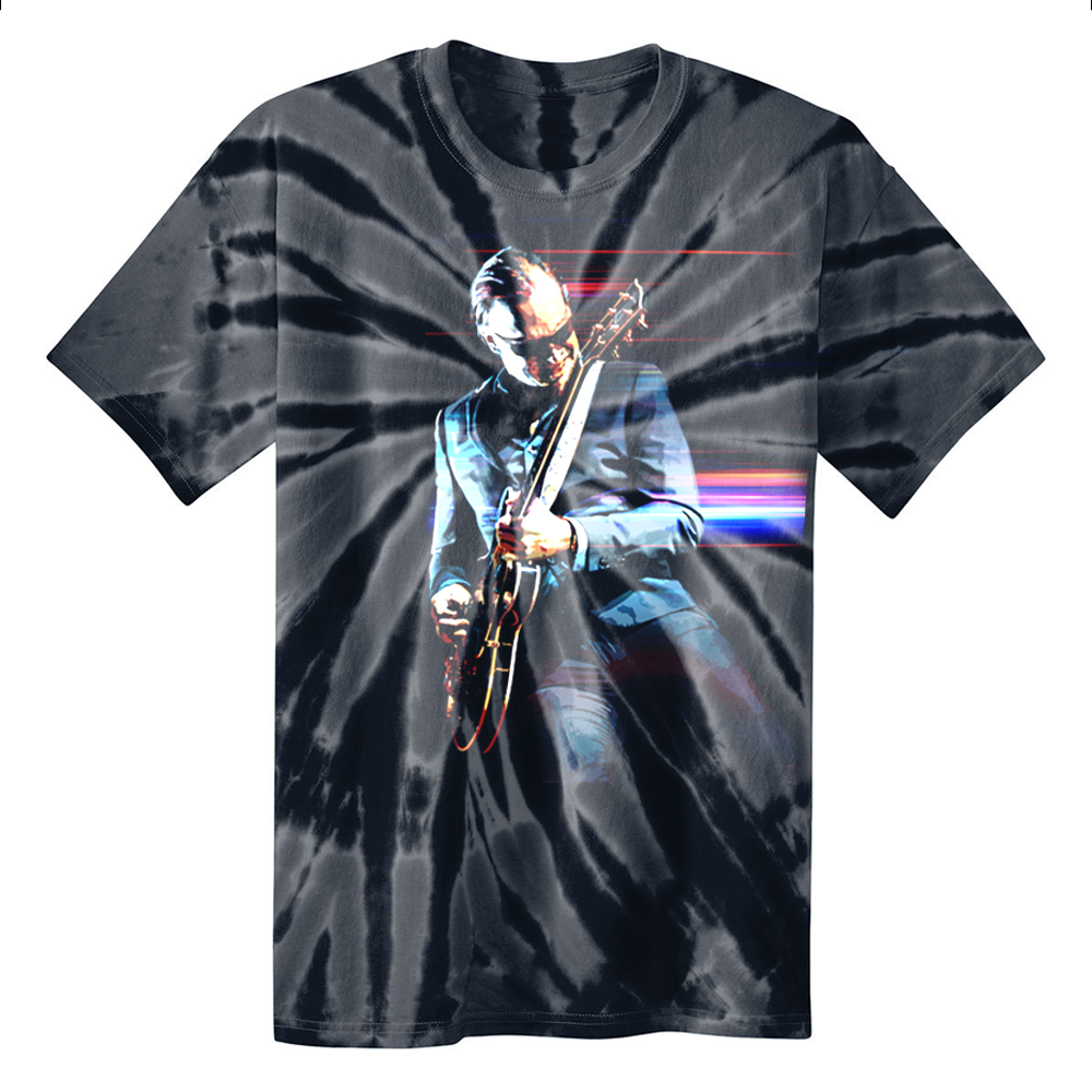 At the Speed of Blues Tie Dye T-Shirt (Unisex) - Black
