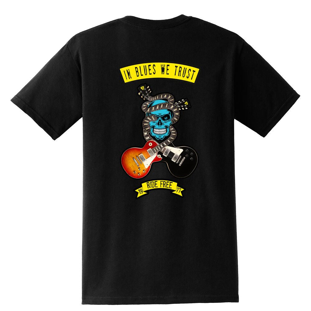 In Blues We Trust Pocket T-Shirt (Unisex)