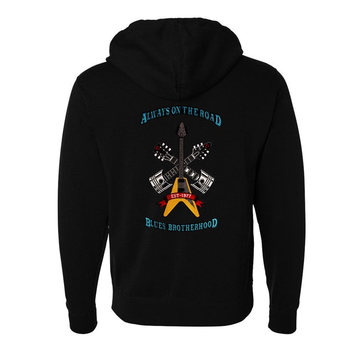 Always on the Road Brotherhood Zip-Up Hoodie (Unisex)