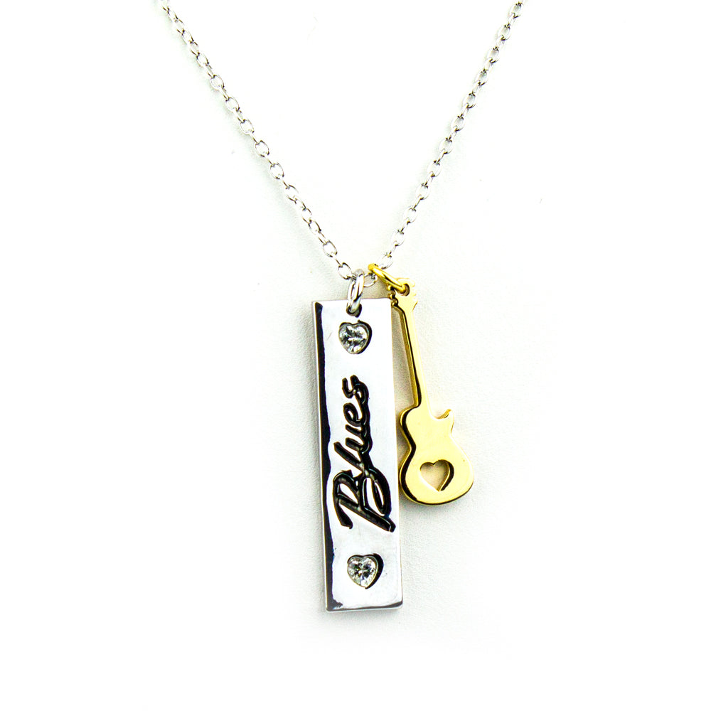 Blues Tag Necklace