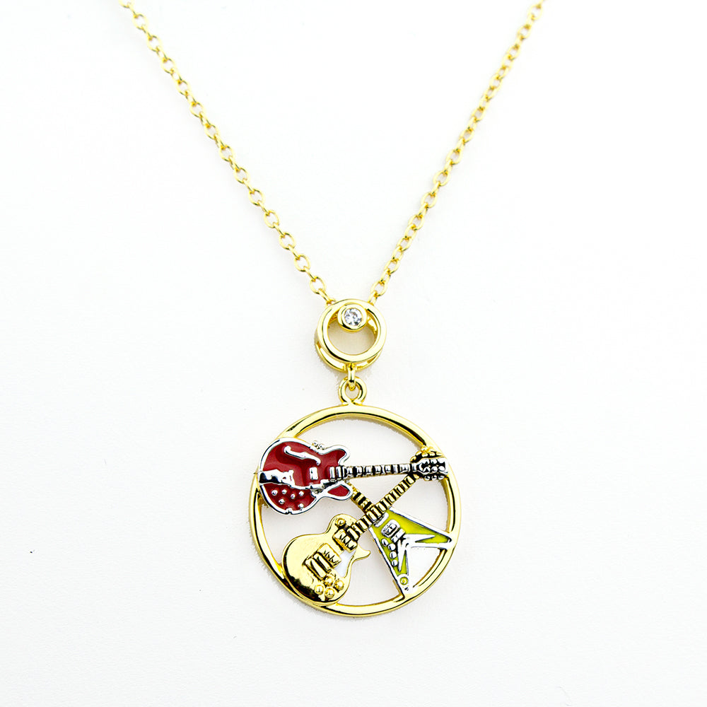 Guitar Trinity Necklace