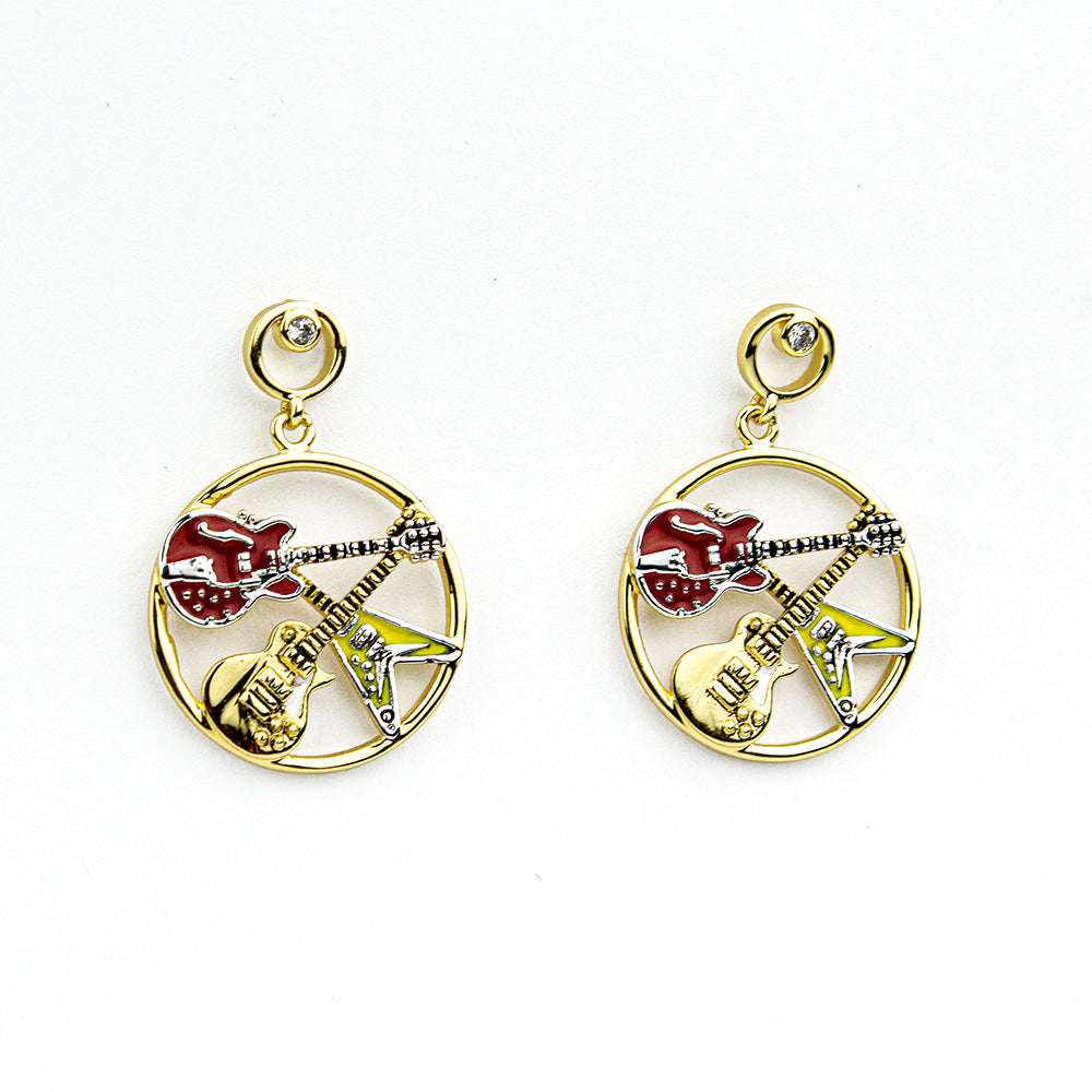 Guitar Trinity Earrings