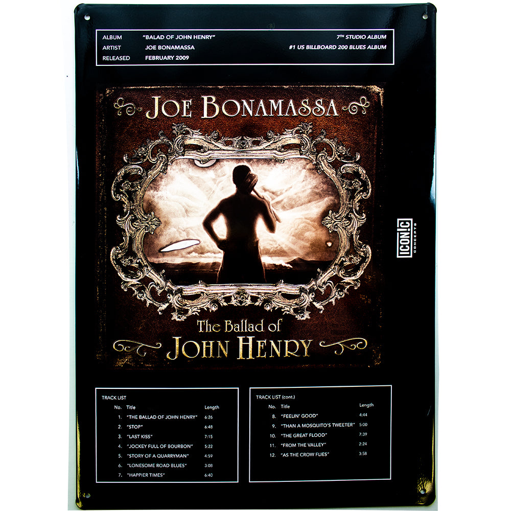 The Ballad of John Henry Tin Sign