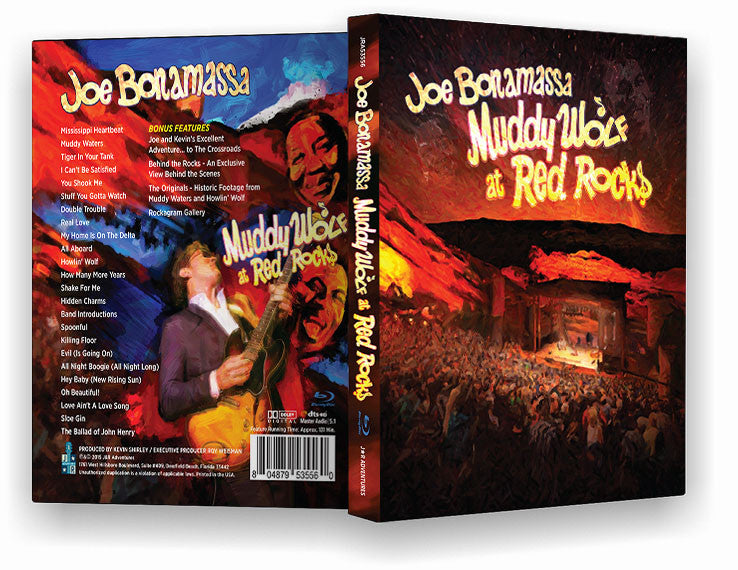 Joe Bonamassa: Muddy Wolf at Red Rocks CD and DVD or Blu-ray Package