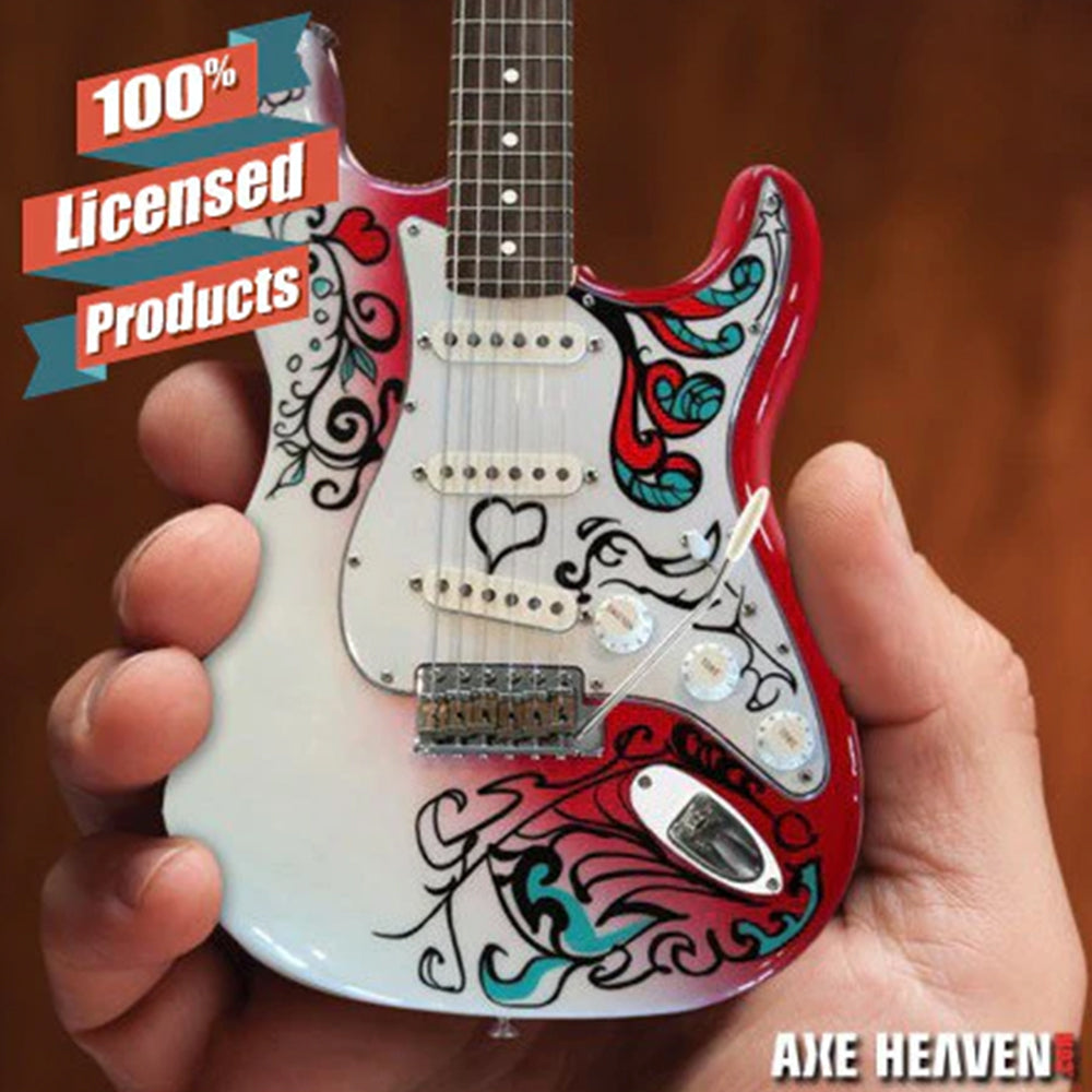 Axe Heaven Miniature Jimi Hendrix Fender™ Strat™ Monterey Guitar Replica