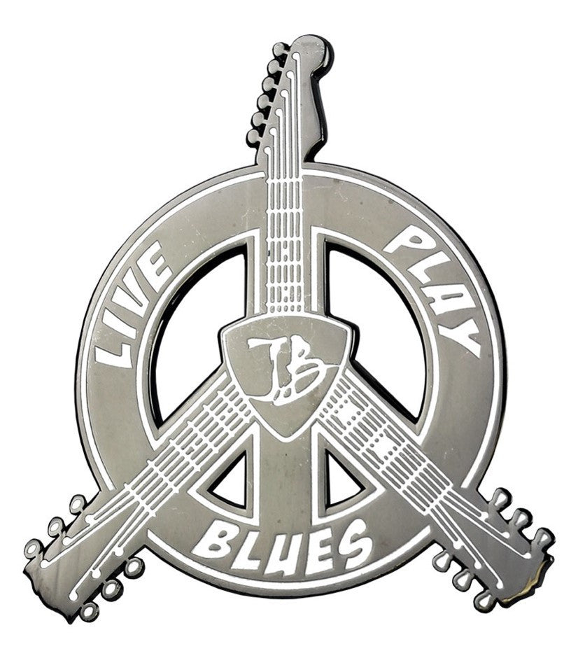 Live. Play. Blues. Pin