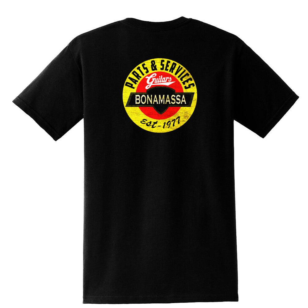 Bonamassa Guitar Parts & Service Pocket T-Shirt (Unisex)