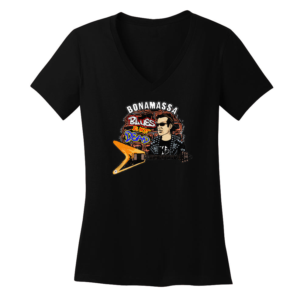 Blues Is Not Dead V-Neck (Women)