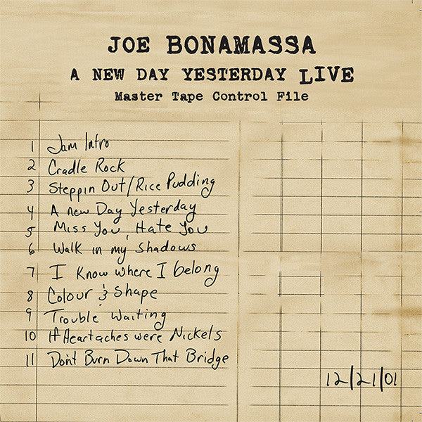 A New Day Yesterday Live Full Album Digital Download
