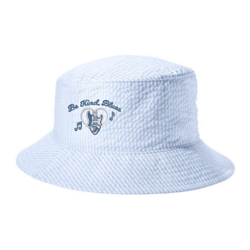 Monogrammed Seersucker Bucket Hats / Personalized Bucket Hats