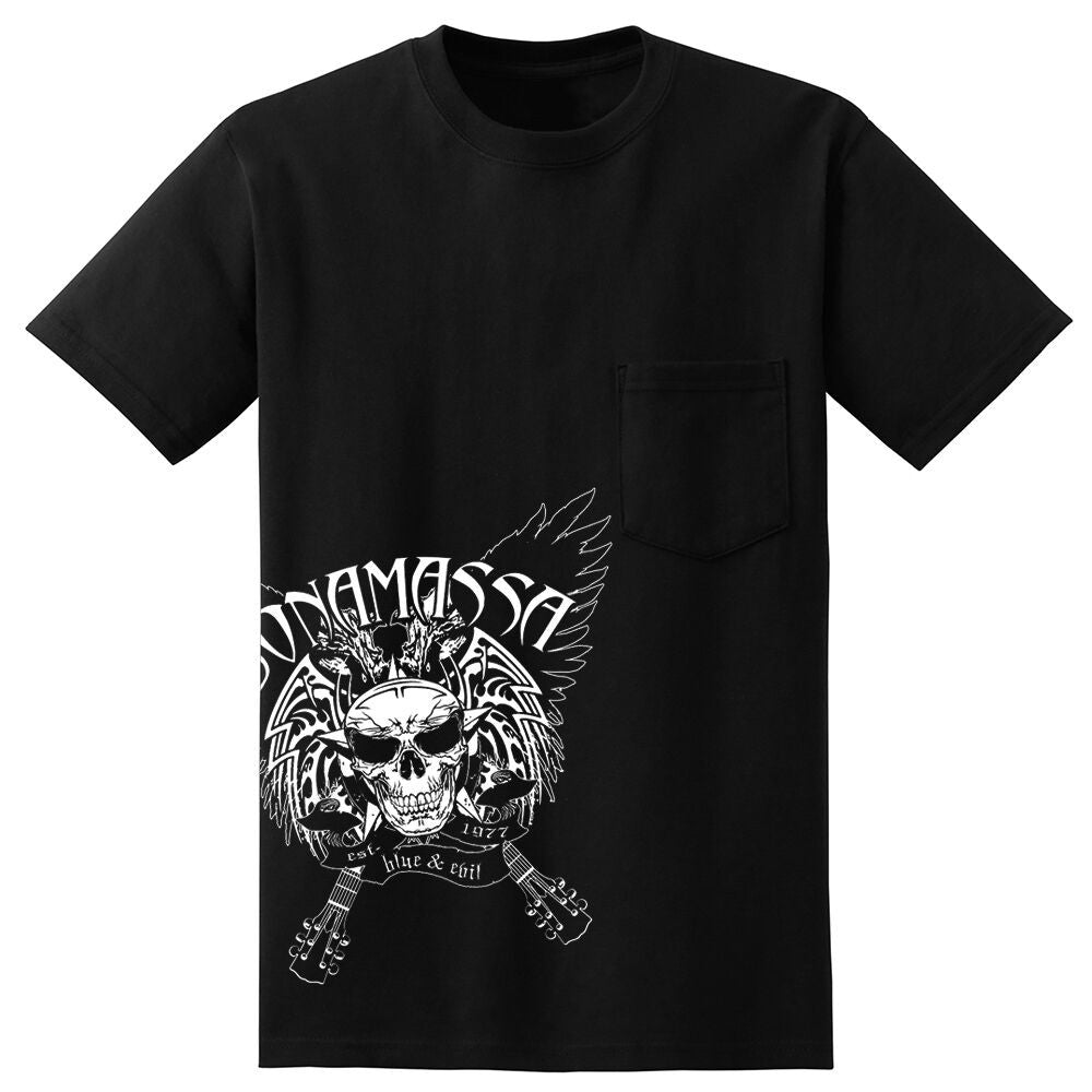 Blue and Evil Pocket T-Shirt (Unisex)