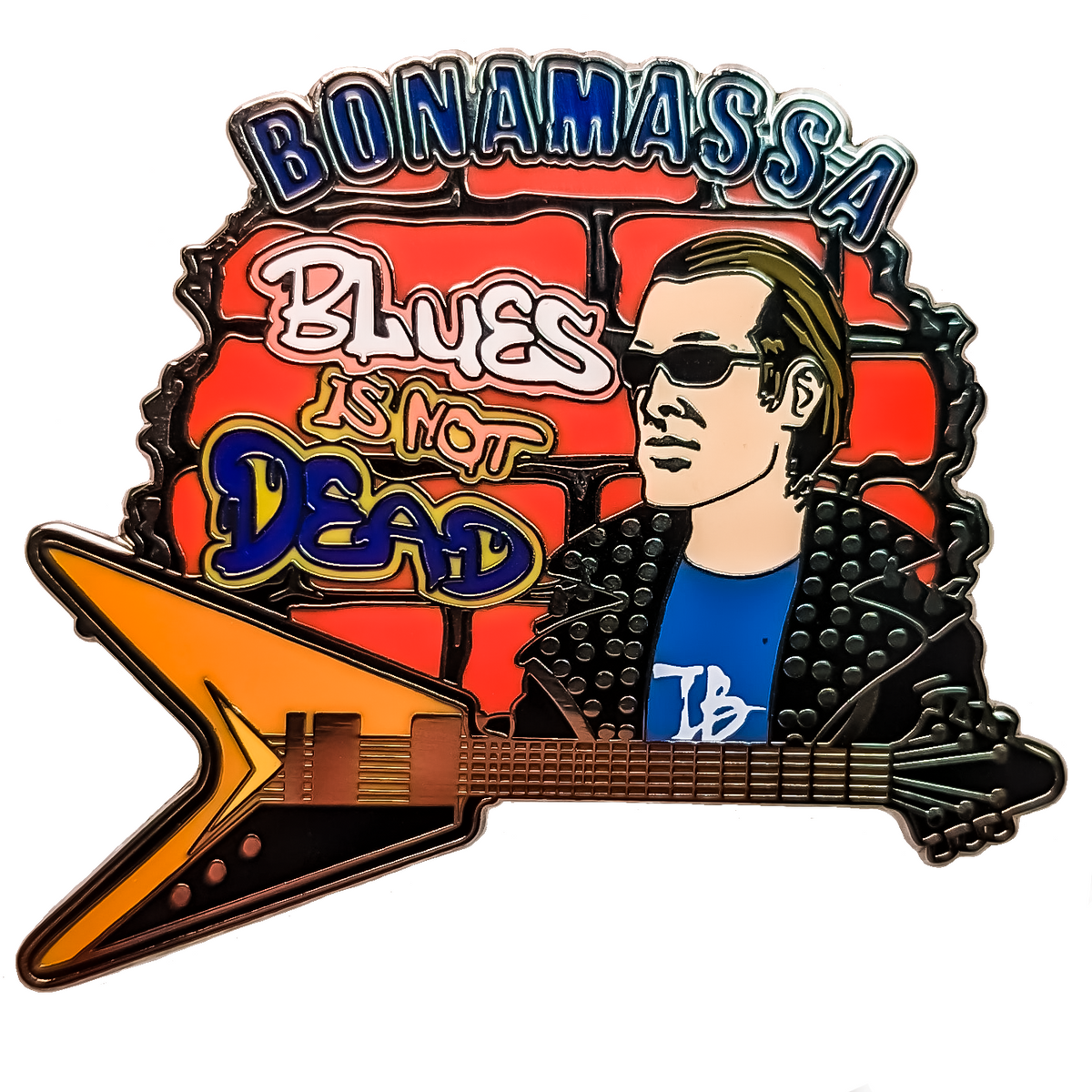 Blues is Not Dead Pin