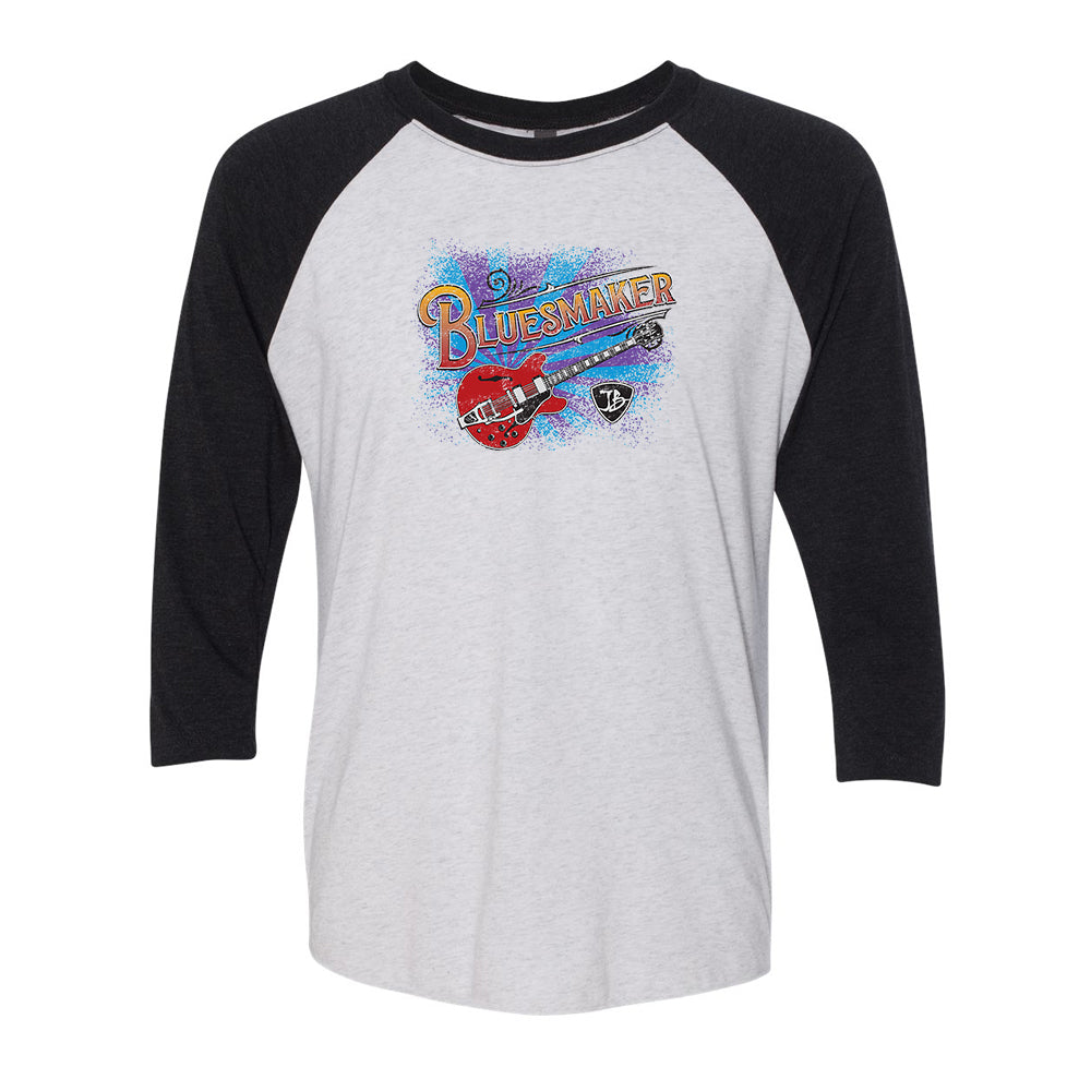 Blues Maker Red 3/4 Sleeve T-Shirt (Unisex)