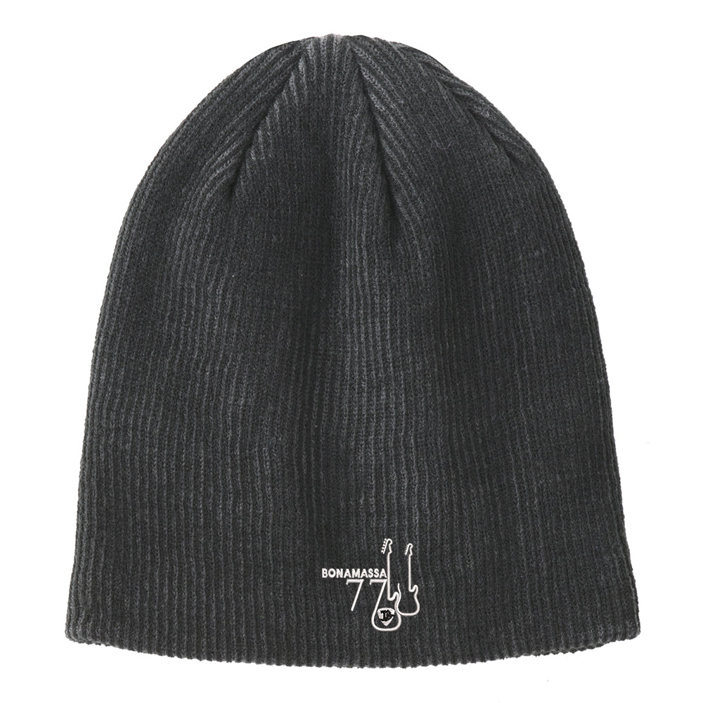 Bonamassa '77 Slouch Beanie - Black/Iron Grey
