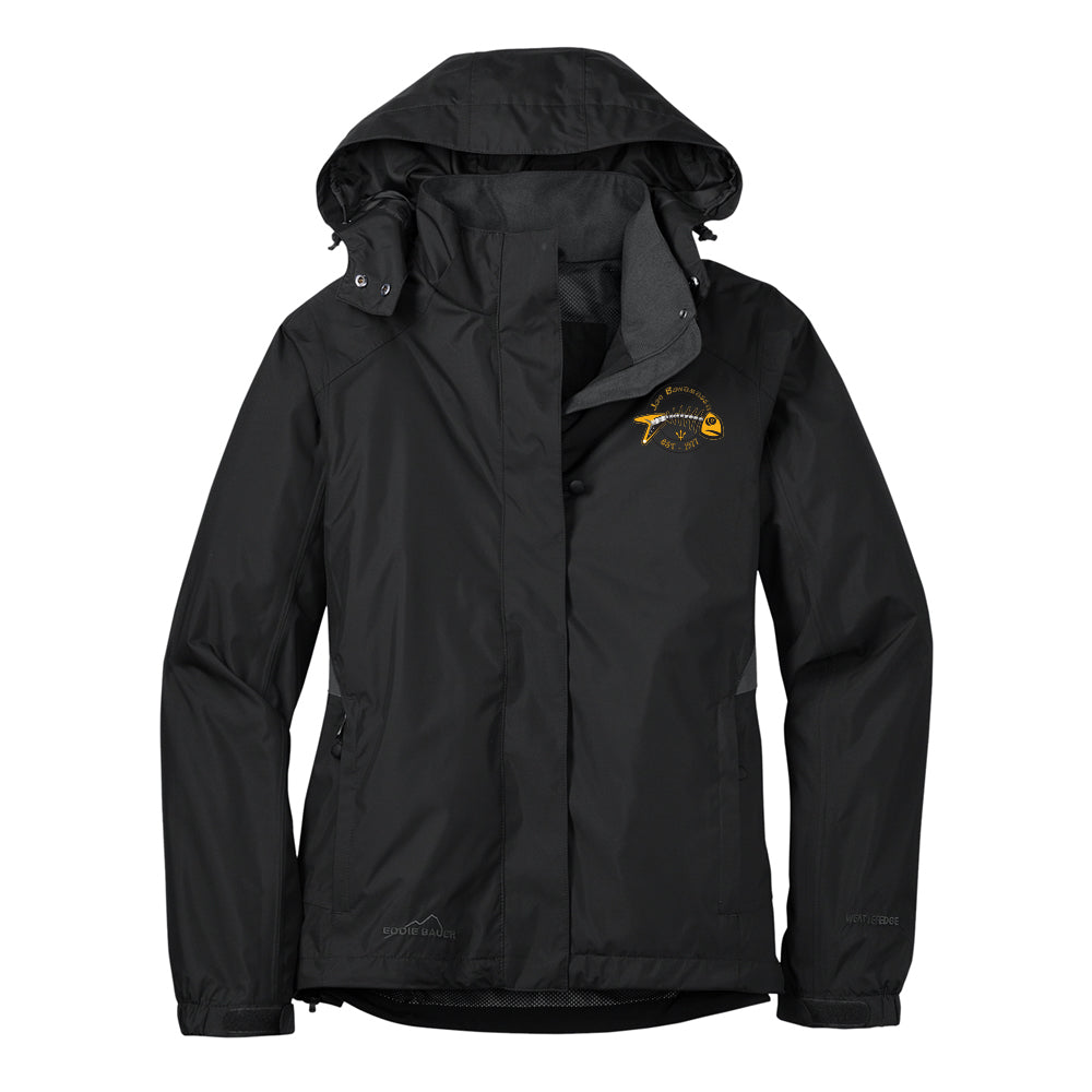 Blues to the Bone Eddie Bauer Rain Jacket (Women)