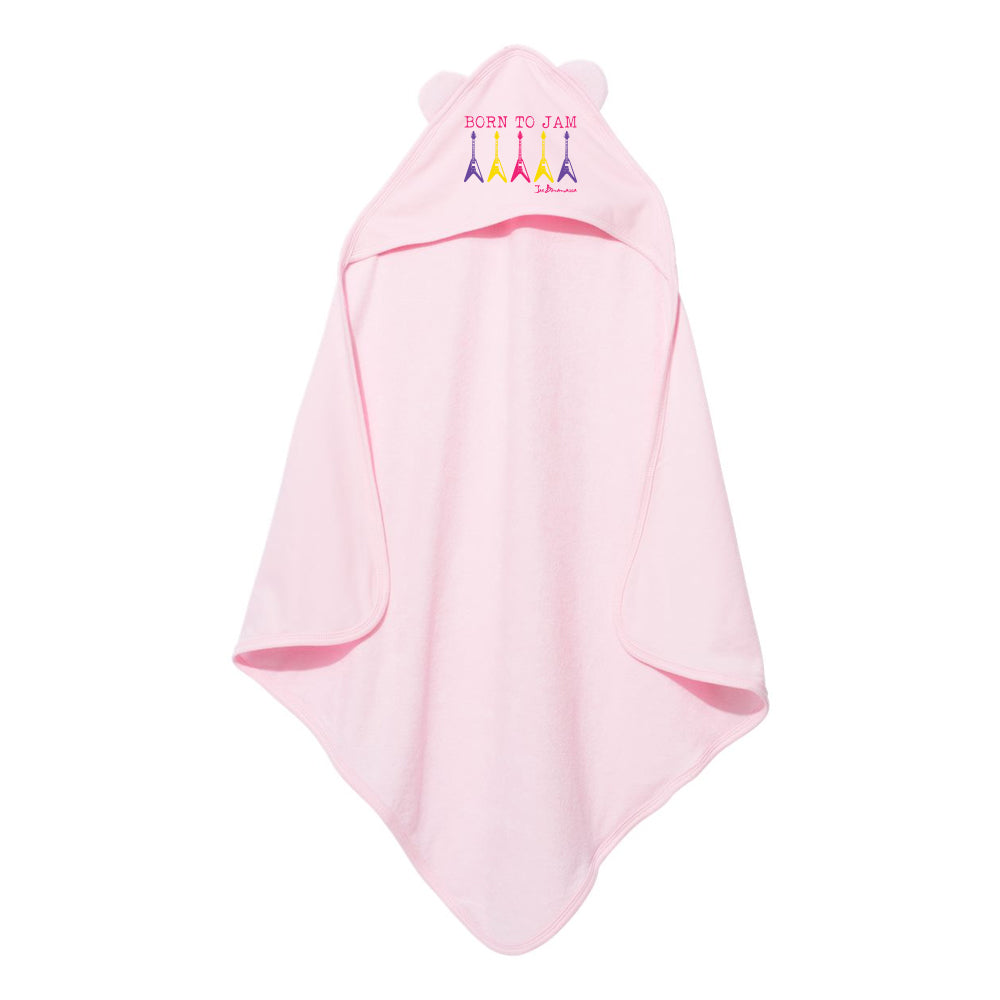 Born to Jam Hooded Towel
