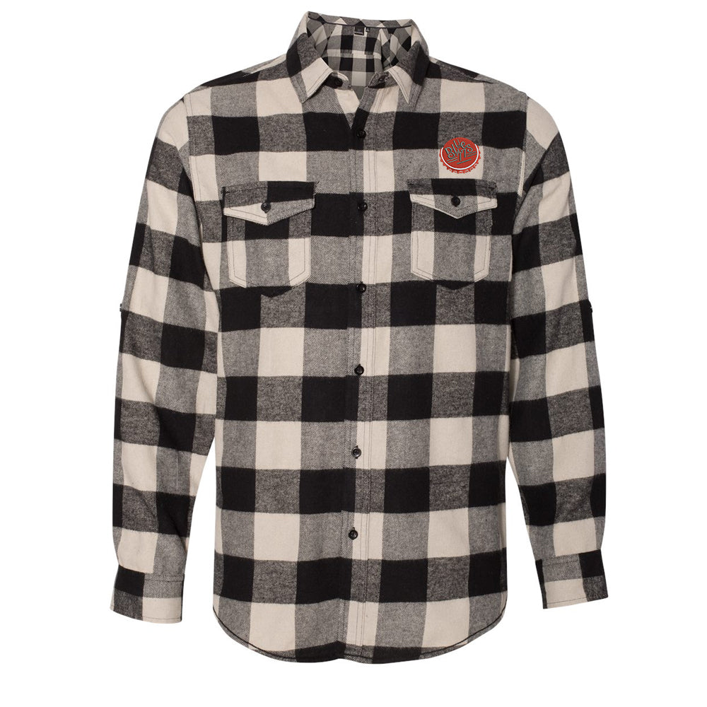 Blues '77 Bottle Cap Long Sleeve Flannel Shirt (Men)