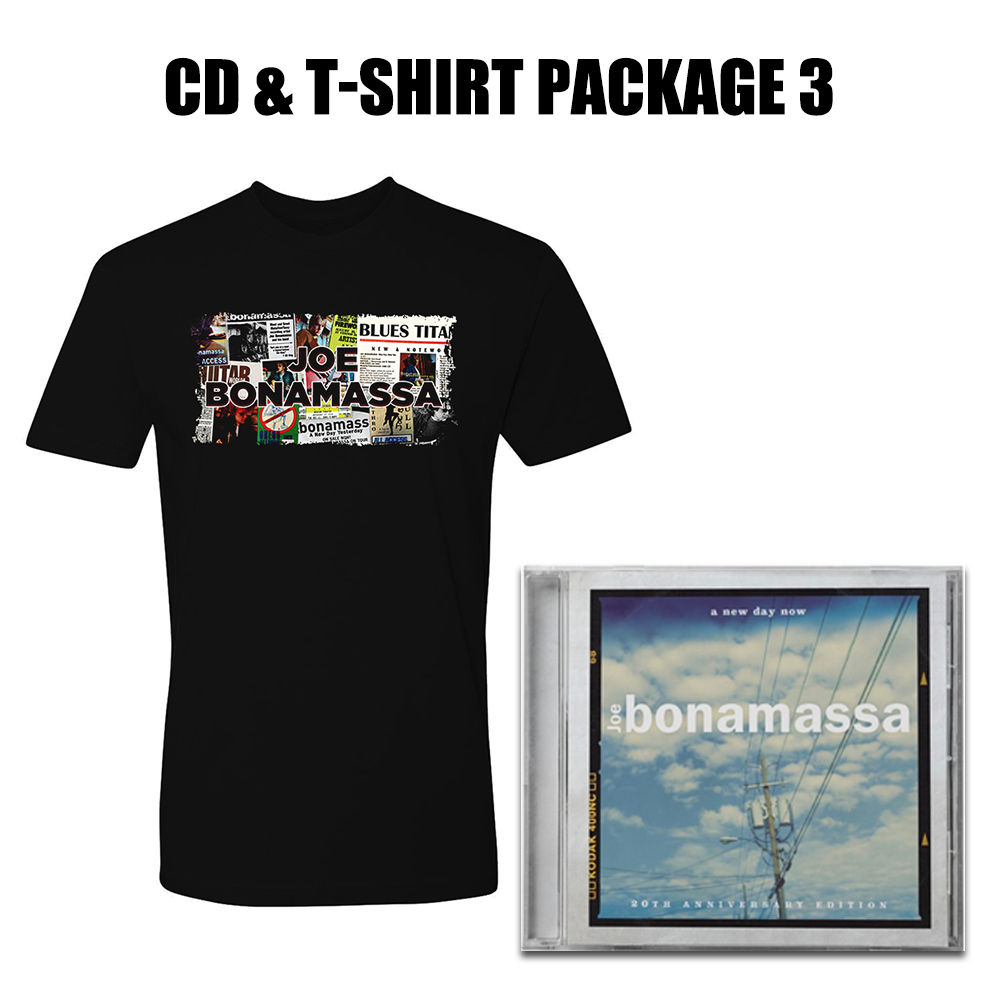 A New Day Now CD & T-Shirt Package #3 (Unisex)