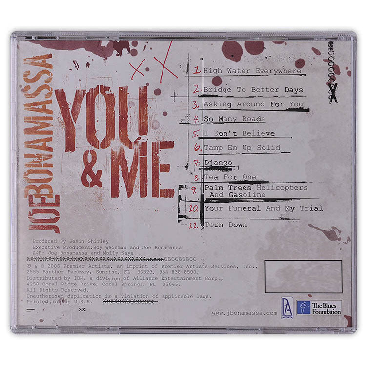 Joe Bonamassa: You And Me (CD) (Released: 2006)