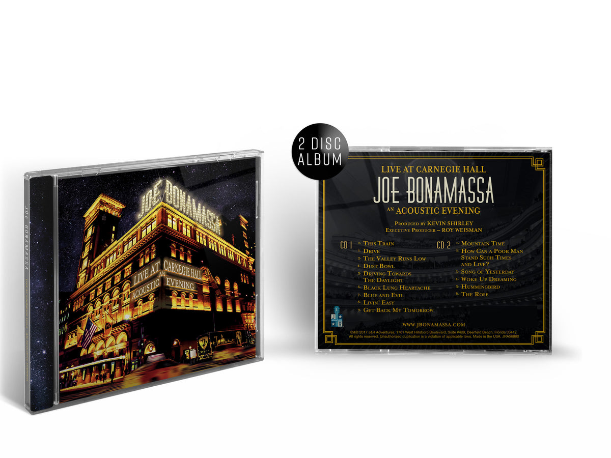 Joe Bonamassa: Live at Carnegie Hall - An Acoustic Evening (CD) (Released: 2017)