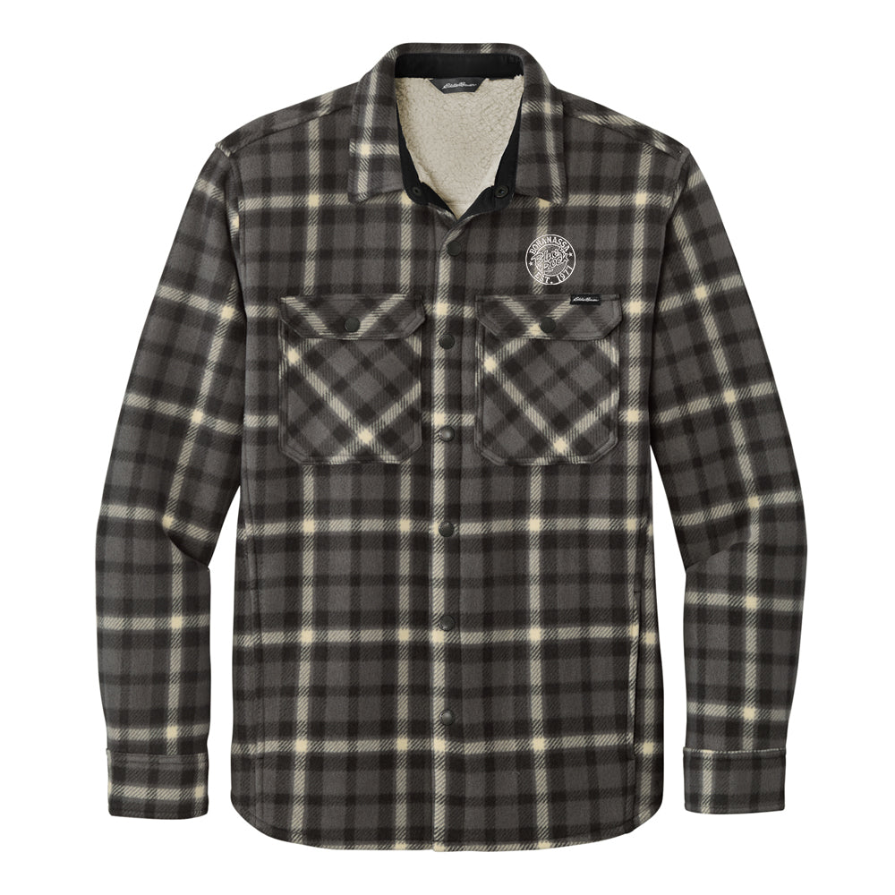 Classic Blues Rock Eddie Bauer Woodland Shirt Jac (Men) - Grey Steel/Bone