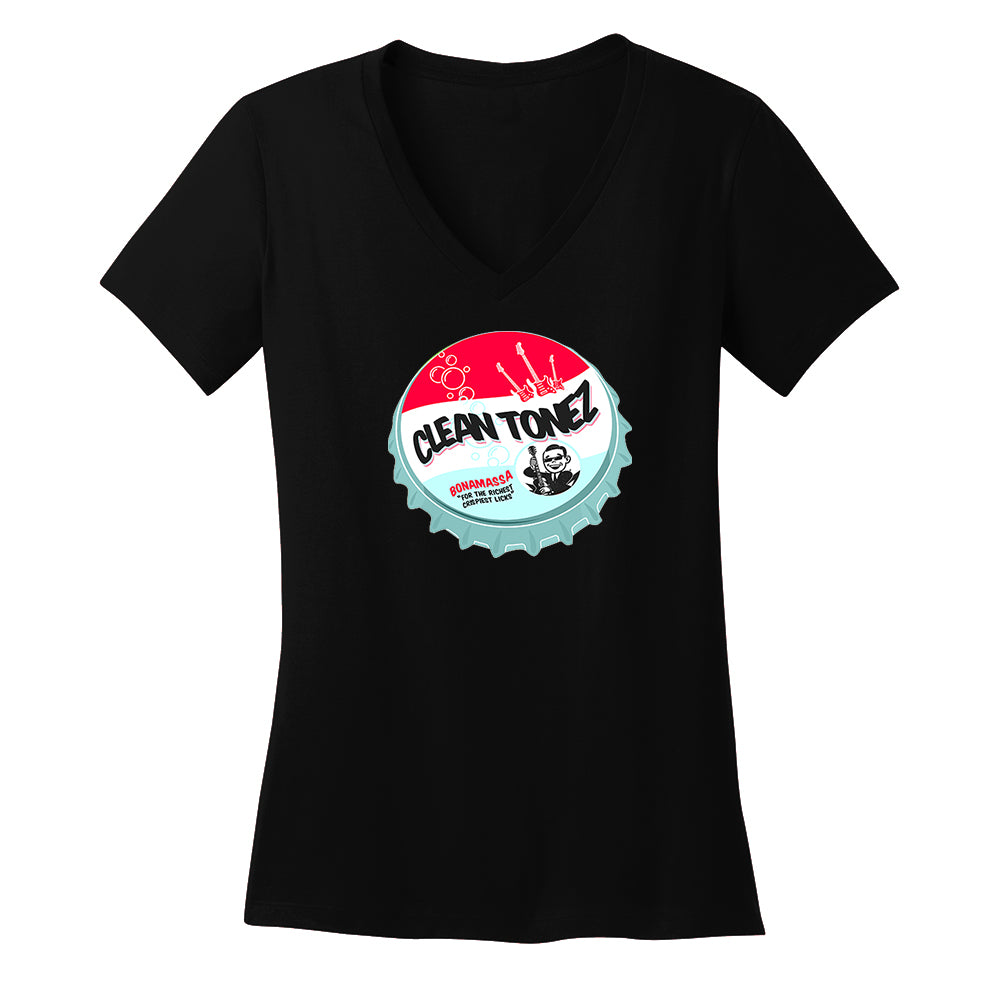 Clean Tonez Bottle Cap V-Neck (Women)