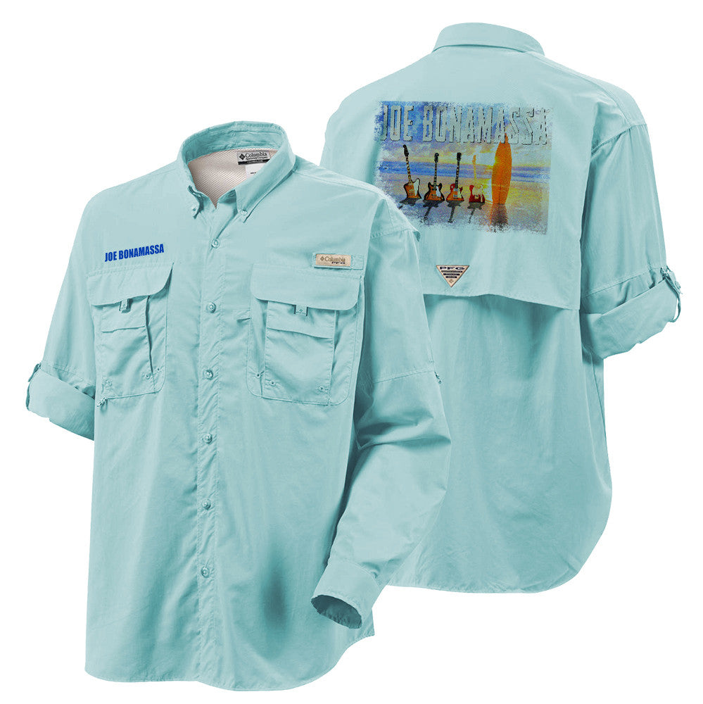 NEW COLUMBIA Men’s PFG Bahama Long Sleeve Fishing Shirt UPF 30 Vented