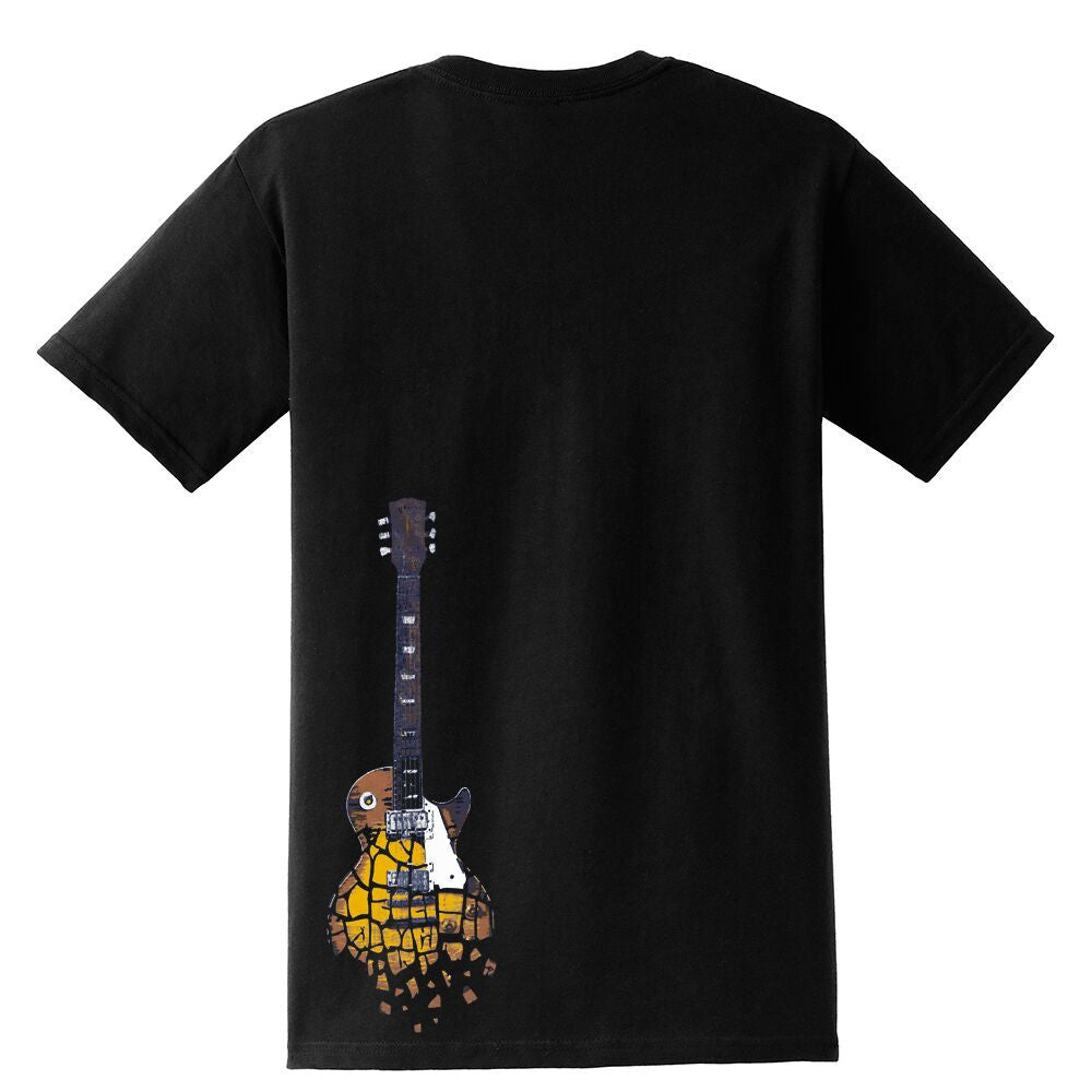 Crumbling Guitar Pocket T-Shirt (Unisex)