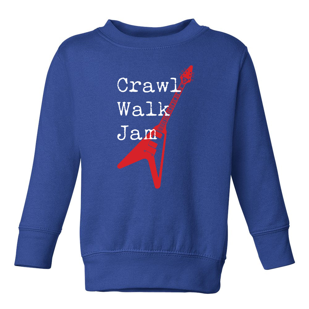 Crawl Walk Jam Crewneck Sweatshirt (Toddler)