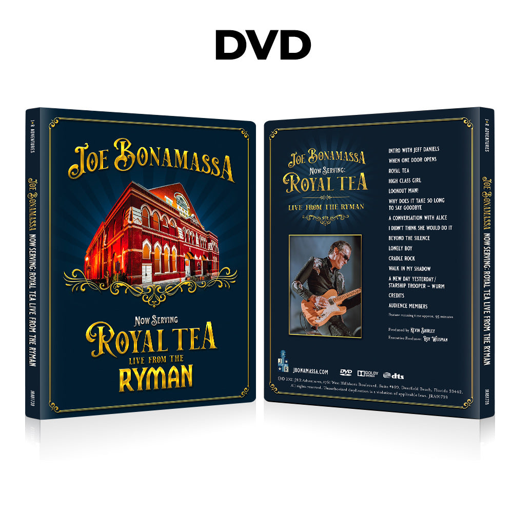 Joe Bonamassa Now Serving: Royal Tea Live From The Ryman (DVD) (Released:  2021)