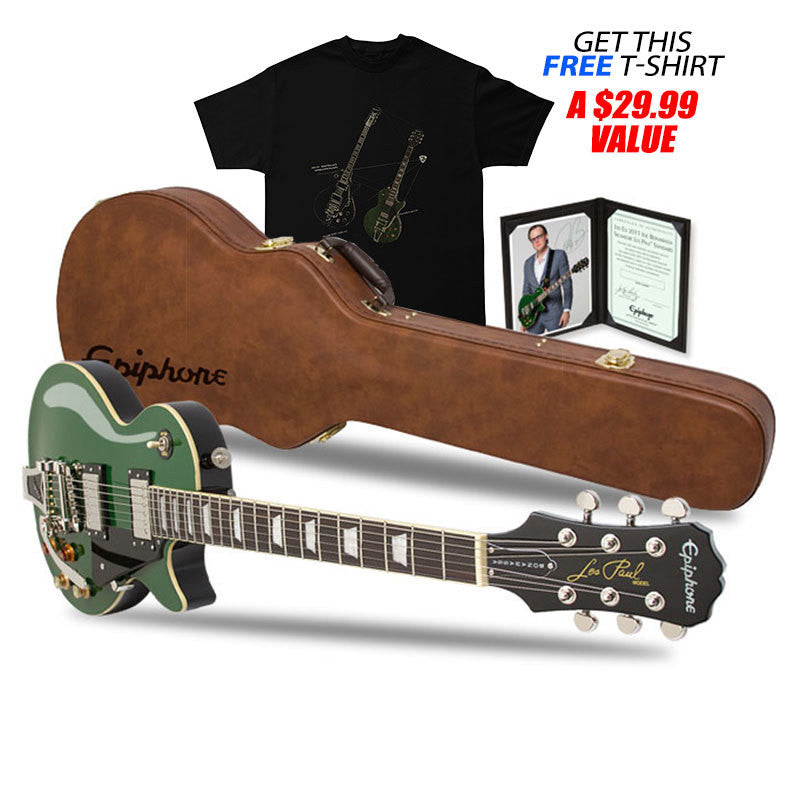 2015 Ltd. Ed. Joe Bonamassa Signature Les Paul© with Bigsby Outfit Custom Epiphone Guitar - Inverness Green