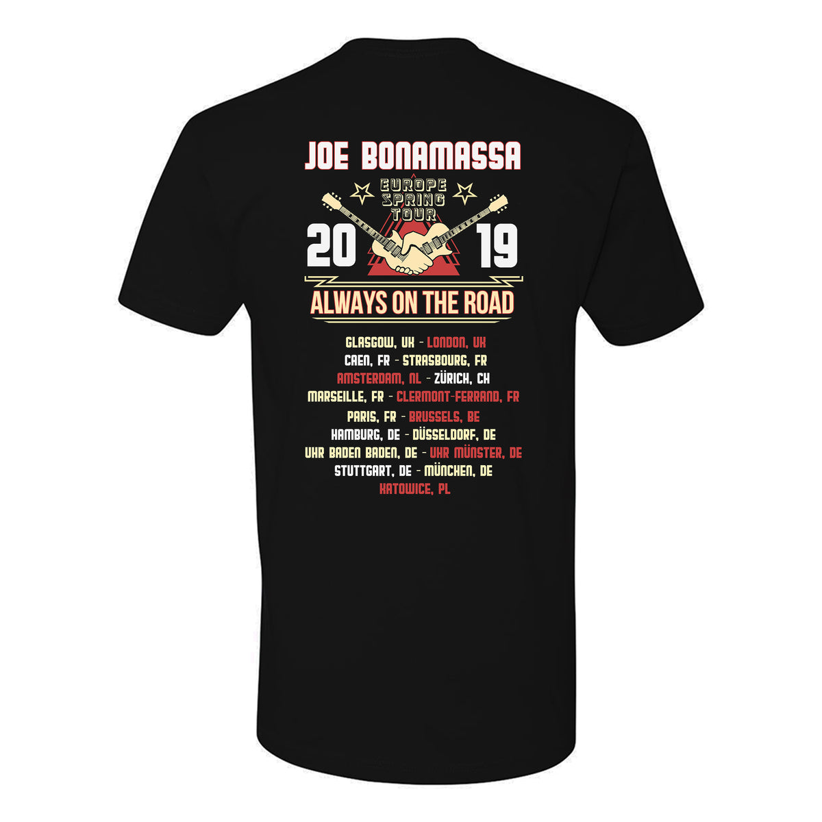 2019 Europe Spring Tour Pocket T-Shirt (Unisex)