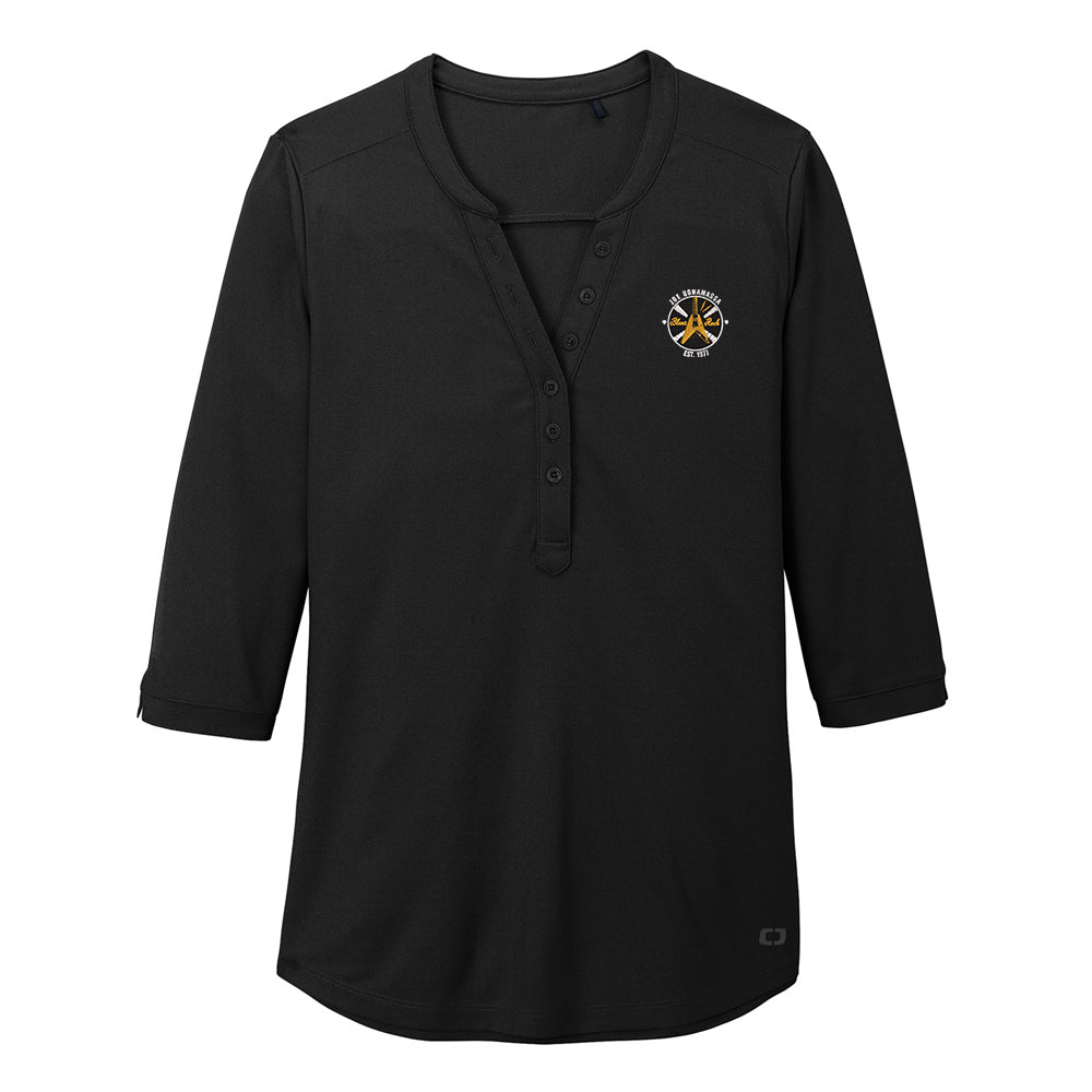 Electric Flying V Ogio Henley Shirt (Women)