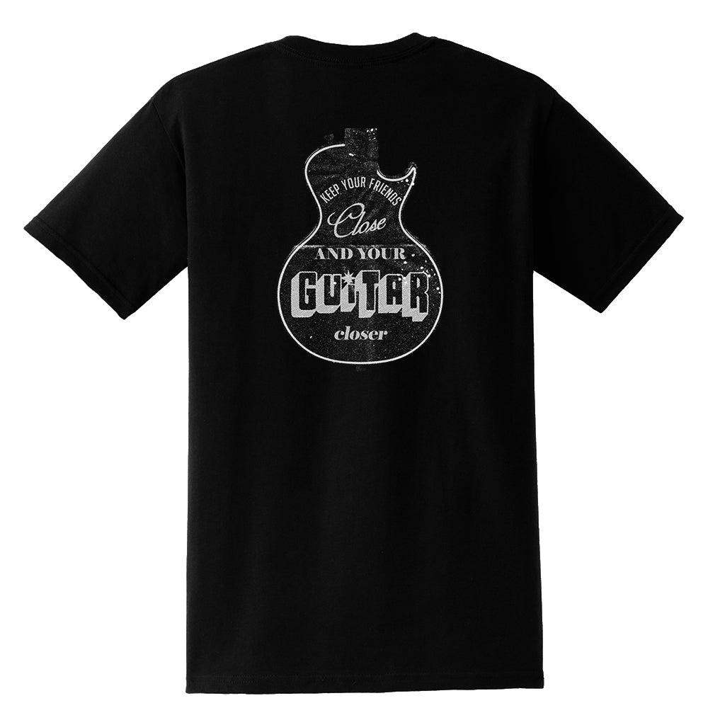 Keep Your Guitar Closer Pocket T-Shirt (Unisex)