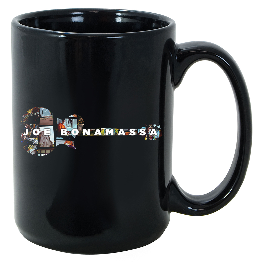 A New Day Now Guitar Collage Mug