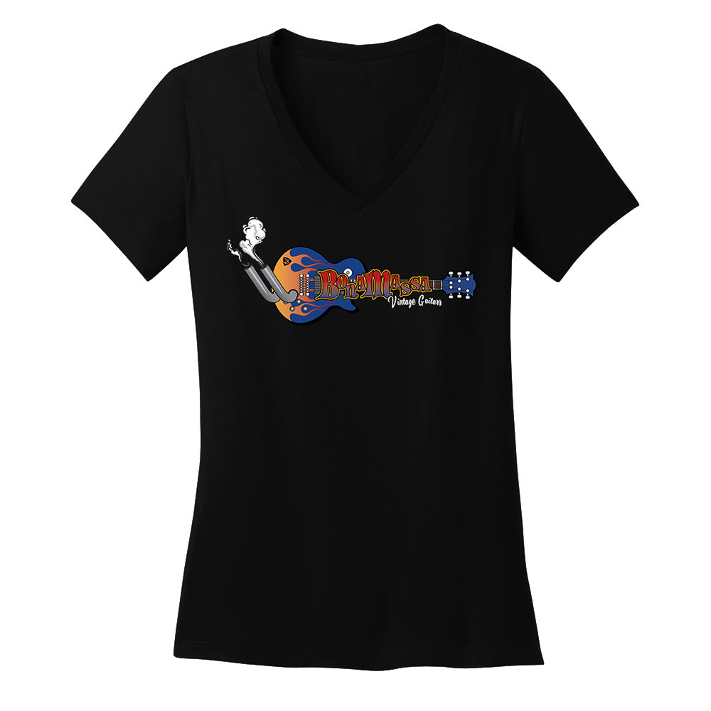 Hot Rod Blues V-Neck (Women)