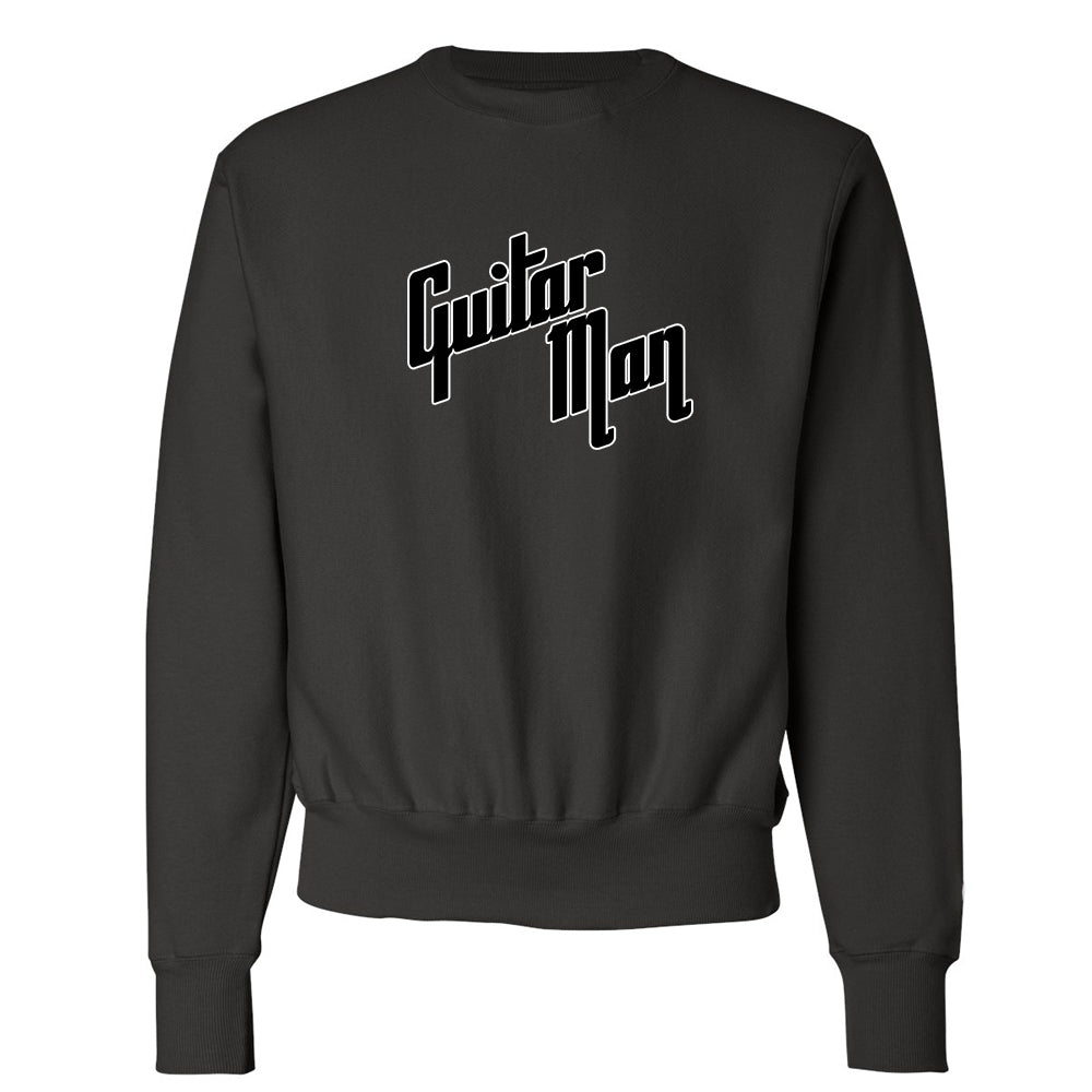 Guitar Man Logo Champion Crewneck Sweatshirt (Unisex)