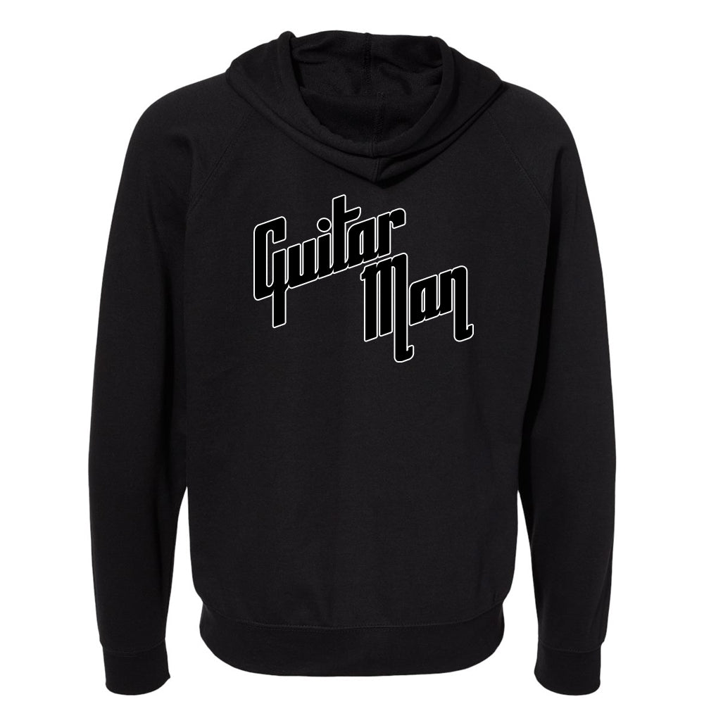 Guitar Man Logo Lightweight Terry Zip-Up (Unisex)