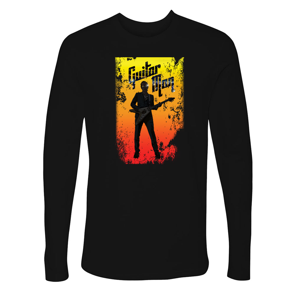Guitar Man Poster Long Sleeve (Men)