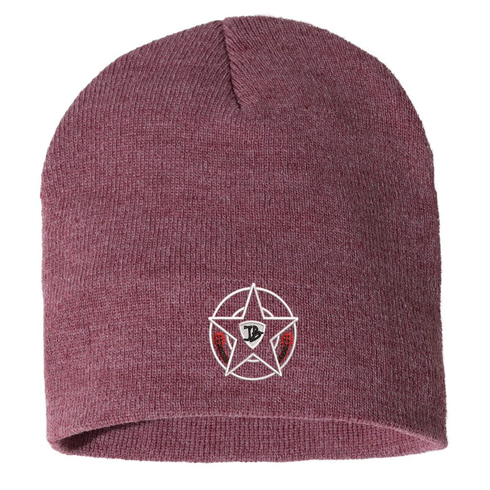Honorable Blues Knit Beanie - Heather Cardinal