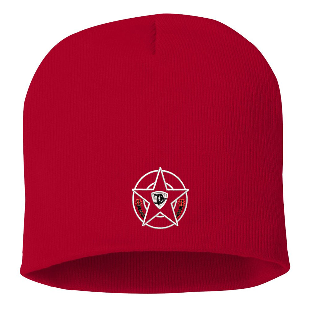 Honorable Blues Knit Beanie - Red