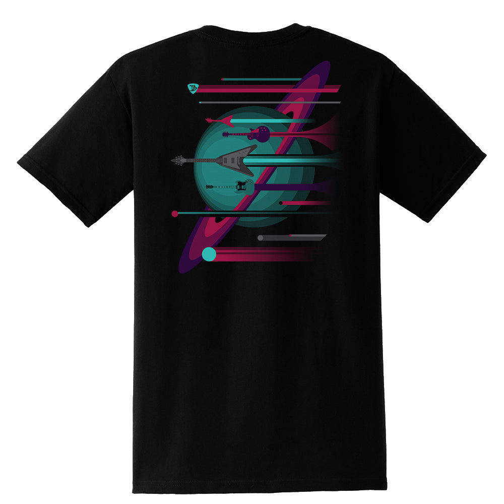 Guitar Space Pocket T-Shirt (Unisex)