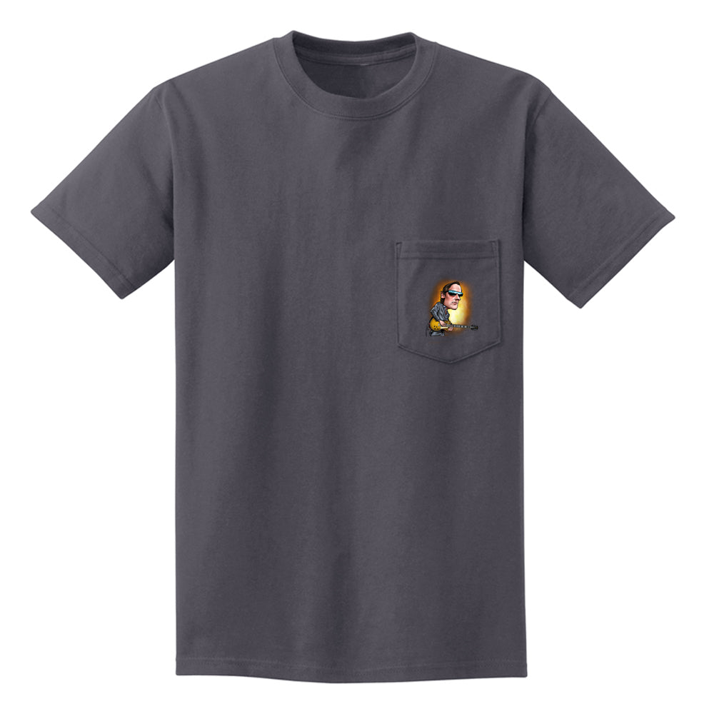 Joe Bonamassa & Skinnerburst Cartoon Pocket T-Shirt (Unisex)