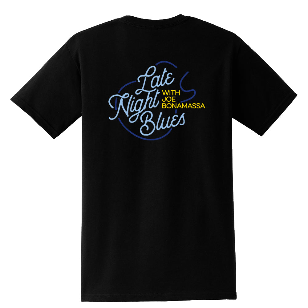 Late Night Blues Pocket T-Shirt (Unisex)