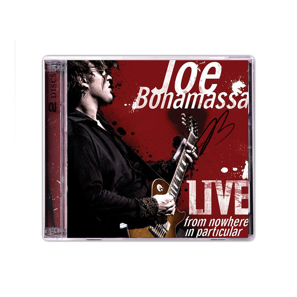 Joe Bonamassa: Live From Nowhere In Particular (Double CD) (Released: 2008) - Hand-Signed
