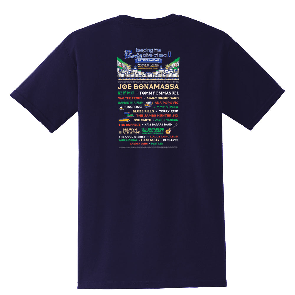 2022 KTBA at Sea Mediterranean II  Pocket T-Shirt (Unisex)