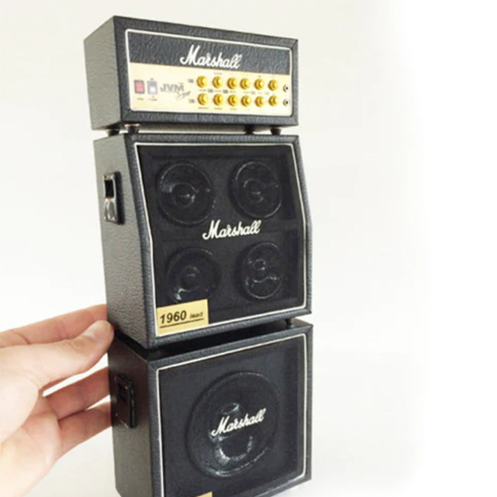 Full Stack Mini Amp – Classic Black MS Style Ornamental Speaker Cabinet
